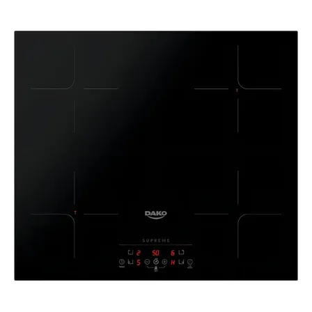 Cooktop de Indução 4 Bocas Dako Supreme Preto com Trava de Segurança