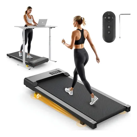 Esteira Elétrica Inclinacão 2.5hp C/amortecimento Duplo+led Preto