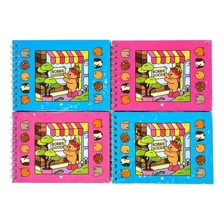 Kit 4 Livros De Colorir Comfy Cozy Capa Dura 48 Páginas , Livro Para Pintar Fofo Viral Tiktok Bobbie Goods A5 Desenhos Fofos Presente Criativo Relaxante Popsy